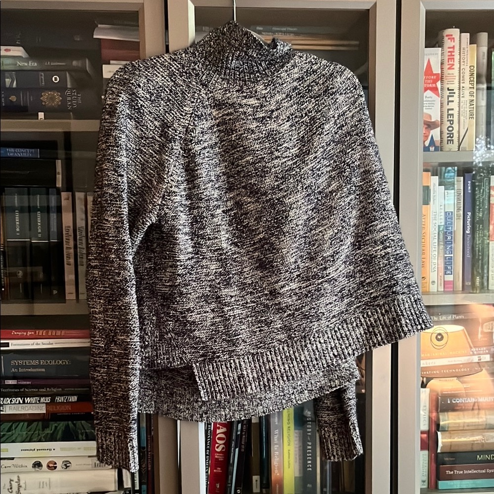 Madewell Cozy Cowl Neck Sweater in Charcoal